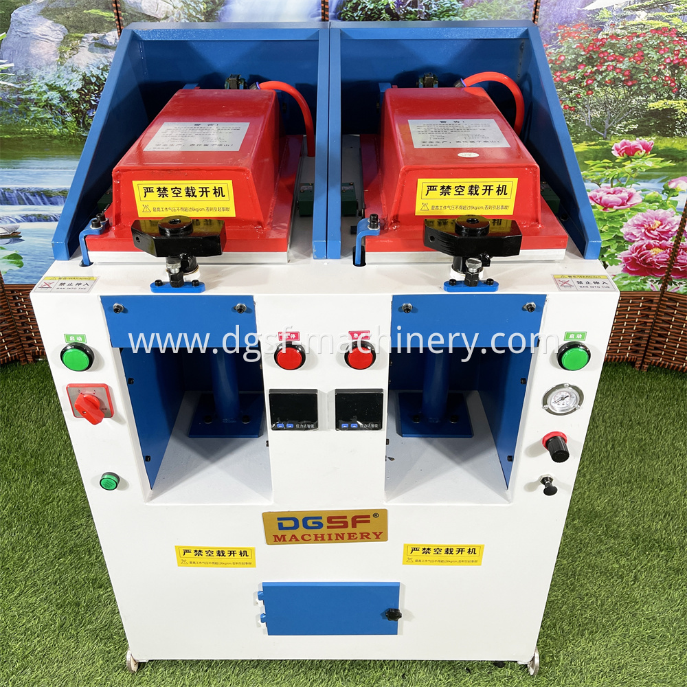 Automatic Double Station Cover Type Pneumatic Sole Attatching Machine 2 Jpg